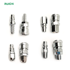 Ruichi <b>Quick</b> Coupler Stainless Steel Compression Fittings For Hydraulic Pneumatic Air Hose <b>Connectors</b> - Product Image 1