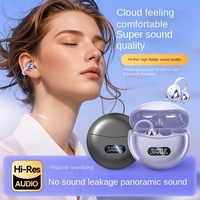 Auriculares M79 con Clip para Oreja, Auriculares Deportivos Estéreo de Alta Fidelidad, Resistentes al Agua, OWS, Abiertos, con Micrófono, Auriculares Inalámbricos Verdaderos con Clip para Oreja, Auriculares Bluetooth