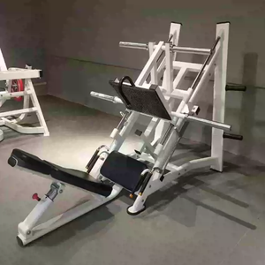 <span class=keywords><strong>Presse</strong></span> à jambes à 45 degrés de qualité commerciale - Hack Squat avec pédale inversée, base à réduction de bruit et rembourrage ergonomique pour une utilisation à domicile - Product Image 1