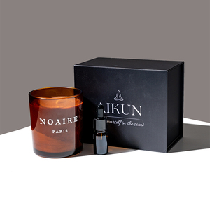 AIKUN Glass Jar Single Wick Aromatherapy Scented <b>Candle</b> Wax <b>Candle</b> Relaxation for Office Home Wholesale - Product Image 2