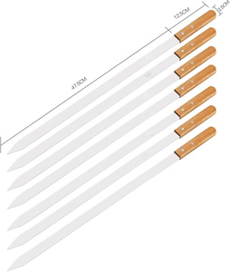 Juego de Tenedores para Asar de Acero Inoxidable, Duraderos, para Barbacoa, Estilo Koobideh/Persa/Armenio/Turco - Product Image 2