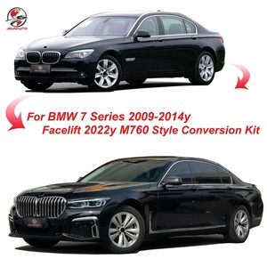 Kit carrosserie de conversion pour BMW F02 730 : pare-chocs avant et arrière, phares, capot, style M760, pour Série 7 F01 740 Facelift 2009-2014, <span class=keywords><strong>2022</strong></span> - Product Image 1