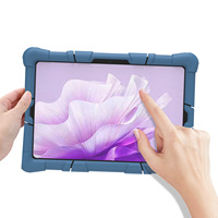 Nouvelle coque de tablette en silicone pour tablettes de 9,7 à 10,9 pouces avec protection rotative, antichoc et anti-chute, design simple et sobre