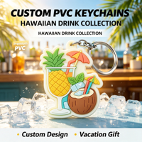 Porte-clés personnalisés en PVC, impression UV 2D/3D, étanches, avec logo OEM, vente en gros, lot de porte-clés manette de jeu, directement de l'usine