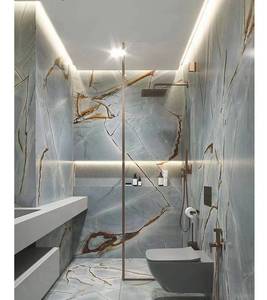 Nouvelle arrivée, dalle de quartzite en marbre bleu moderne et luxueuse, polie, pour îlot de cuisine, plan de travail - Product Image 3