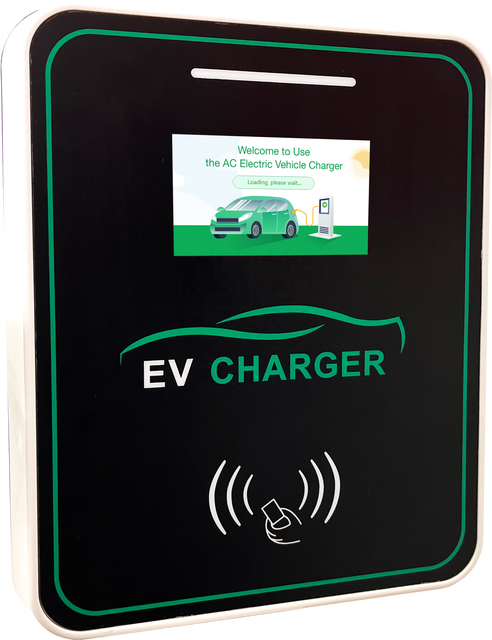 New 7kW AC/DC Wallbox Electric Car Home Level 2 EV Charger with Type 2 Interface