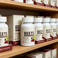 Capsules de racine de betterave végétaliennes, soutien immunitaire, stimulation énergétique, complément bien-être quotidien pour adultes, étiquette privée OEM, 60 unités