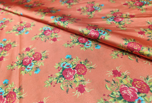 Soft Printed Multicolor 100% <b>Polyester</b> Lightweight Satin <b>Fabric</b> for DIY Sewing Wedding Dress Crafts Smooth Shiny Decoration Use - Product Image 4