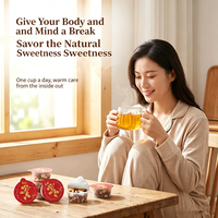 Thé aux plantes composé de Dendrobium, Ganoderma, Chrysanthème et Goji, formule identique à celle du Live Stream, substitut de thé aux herbes, bien-être, marque privée
