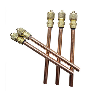 Valve de remplissage Hengsen CT-110 en laiton, unidirectionnelle, pour climatisation et réfrigération, longueur 90 mm, diamètre 6,5 mm - Product Image 3
