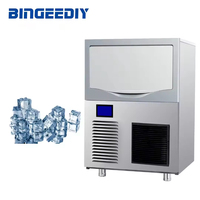 Nouvelles conceptions de machines à glaçons multifonctions commerciales à économie d'énergie 118 kg/24 h pour les entreprises