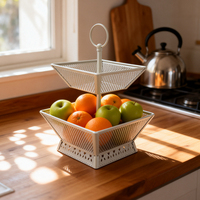 Plateau de service de luxe arabe pour le Ramadan, boîte à collations divisée, bol à noix en métal doré ou argenté, récipient à dattes, décoration de maison islamique pour l'Aïd, cadeau