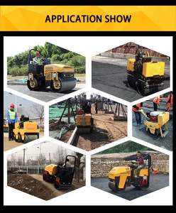 Rodillo Compactador Vibratorio Manual de Doble Tambor para Asfalto, Venta Directa de Fábrica - Product Image 3