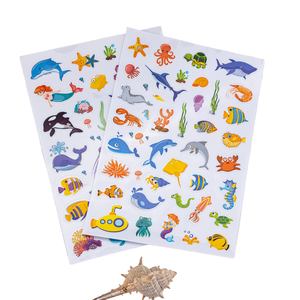 Promosyon özel kullanımlık kendinden yapışkanlı su geçirmez vinil karikatür gökkuşağı dekoratif öpücük kesim açık Logo çıkartmaları - Product Image 5