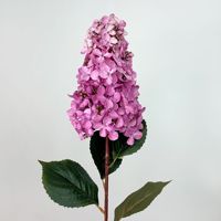 BL-8359 Fleurs artificielles d'hortensia européennes longues 83 cm à tige unique, broderie fragmentée, haute qualité, Fête des Mères, Saint-Valentin