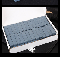 Petite pierre à aiguiser double face bleue, pierre à aiguiser 120/240 grain, taille personnalisée, livraison gratuite