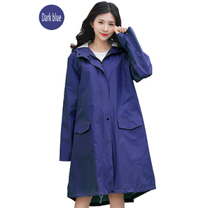 Chaqueta Impermeable con Capucha de Alta Calidad, Azul, de Tela Oxford, Cortavientos, Impermeable, para Senderismo al Aire Libre - Product Image 4