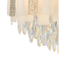 Lustre suspendu en cristal pour salon, salle à manger, hôtel, luminaires suspendus