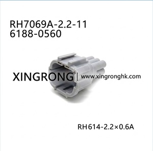 ขั้วต่อสายไฟแบบตัวผู้ Sumito 6-Pin 6188-5540 PB291-06127 6188-0560 สำหรับยานยนต์ ทำจากทองแดง ABS ไนลอน ป้องกันน้ำและฝุ่น IP68 รองรับแรงดันไฟฟ้า 60V สำหรับ 350Z Z33 - Product Image 1