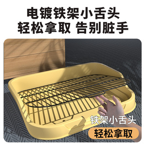 Dog toilet supplies, pet litter <b>boxes</b>, small, medium, and large sizes, anti-stepping poop and pee potty, specially designed for - Product Image 5