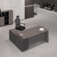 Bureau de direction extensible en bois massif, design moderne et luxueux, convertible, pour bureau à domicile