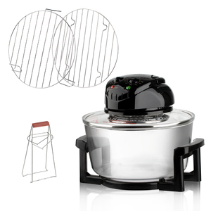 ACKILISS <span class=keywords><strong>Friteuse</strong></span> à air 3-en-1 12L 3500W avec bol en verre pour poulet rôti et repas quotidiens à la maison, chauffage 360°, faible teneur en gras - Product Image 3