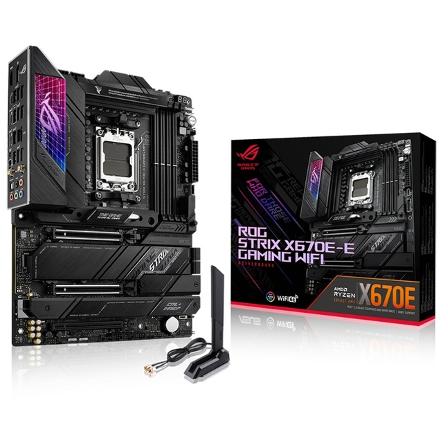Hot New Arrival ROG STRIX X670E-E GAMING WIFI ATX Motherboard Desktop SATA 128GB DDR5 AMD PCI-E 4.0 M.2 for 7000