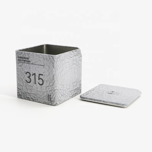 Bán buôn độc đáo vuông tùy chỉnh Trà đen bao bì thực phẩm tinplate kim loại Cà Phê Trà <span class=keywords><strong>tin</strong></span> có thể - Product Image 4