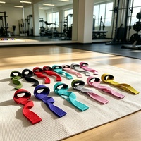 Correas de Levantamiento de Pesas de Alta Resistencia, Acolchadas de Algodón, Soporte para Muñecas, para Peso Muerto, Levantamiento de Potencia, Entrenamiento en Gimnasio, Accesorios de Agarre