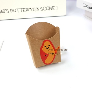 Einweg-Kraftpapier Diagonale Verpackungsbox für Gebackenes Süßkartoffelbrot - Product Image 4