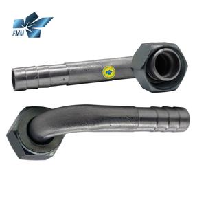 Accesorios Universales para Aire Acondicionado Automotriz, Conector de Manguera para Compresor de Aire Acondicionado, Acero, R134a, Conector de 90 Grados con Anillo Tórico, Tuerca de 10 mm, M16*1.5 - Product Image 1