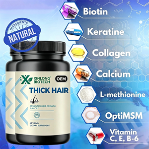 Compresse per la Crescita dei Capelli con L-<span class=keywords><strong>Metionina</strong></span>, Calcio, Zinco <span class=keywords><strong>e</strong></span> Selenio, 60 Compresse, Fornitore all'Ingrosso - Product Image 4