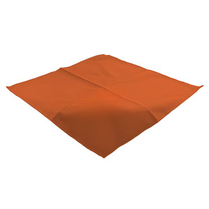 Telo in cotone 100% tinta unita colore mattone 90x90cm CHOU CENTRE - Product Image 1