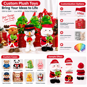 Albero di Natale Danzante Elettrico Personalizzato all'Ingrosso, Giocattolo in Peluche Musicale Oscillante, Decorazione Natalizia, Regalo Promozionale, Fornitura all'Ingrosso - Product Image 2