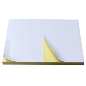 Papier d'impression d'étiquettes autocollantes blanc A4, feuille d'autocollants personnalisée, 8 découpes, papier d'autocollants format A4 pour <span class=keywords><strong>imprimante</strong></span> - Product Image 4