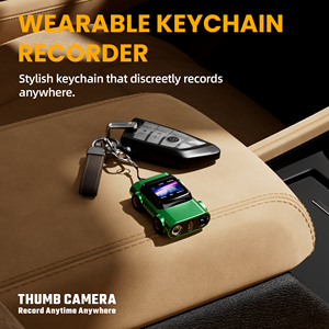 2K HD Recording G5 Mini Camera Stylish Keychain Thumb <strong>Audio</strong> <strong>and</strong> <strong>Video</strong> Mini Retro Camera <strong>for</strong> Vlog Traveling Compact Pocket Camera - Product Image 3