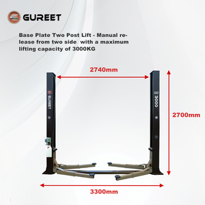 Elevador de Autos HuaTong de Alta Calidad ZSC-3000, Elevador de Autos de 2 Postes y 3 Toneladas, Elevador de Autos de Doble Cilindro para Garaje - Product Image 2