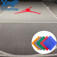 Baldosas de Plástico Profesionales para Canchas de Baloncesto, Sistema de Losetas Encajables para Exteriores, Diseño Moderno para Bádminton, Sistema de Losetas Multiusos