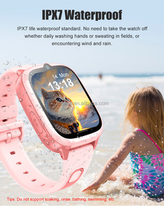 Montre connectée pour enfants OEM 4G avec carte SIM, appel vidéo, caméra, WIFI, localisation LBS, batterie 730 mAh, alarme SOS, calculatrice, <span class=keywords><strong>lampe</strong></span> <span class=keywords><strong>torche</strong></span> D53 - Product Image 4