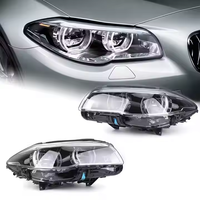 Phares avant adaptatifs à LED avec yeux d'ange Xenon HID modifiés pour BMW Série 5 F10 F11 F18 M5 520i 525i 528i 535i 550i 2011-2017