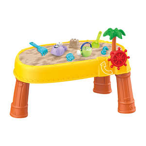 Mesa de arena y agua 2 en 1 para playa y verano, mesa de arena y agua para niños - Product Image 1