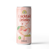 Boissons alcoolisées aromatisées de marque privée-Cocktail de fruits à base de vodka 6%-8% vol Alcool Bière aux saveurs personnalisées