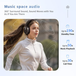 무선 H2 BT5.0 인이어 JL 칩셋 게이밍 헤드폰, ANC 디지털 디스플레이 IPX5 방수 기능 탑재 - Product Image 4