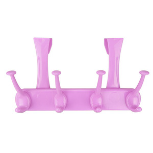 Organizador de ganchos para abrigos de 8 cabezas sobre la puerta, gancho de ropa de plástico con alta visibilidad para una fácil identificación, duradero y elegante - Product Image 1