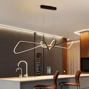 Lustre de teto moderno e minimalista, lustre de led para teto
