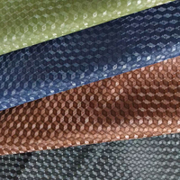 Cuir synthétique semi-PU texturé gaufré imperméable pour canapés et sièges de moto