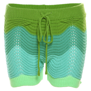 ชุดเซ็ตแฟชั่นเสื้อยืดถักกระดุมแถวเดียวกับกางเกงขาสั้นเอวสูงสไตล์ลำลอง - Product Image 3