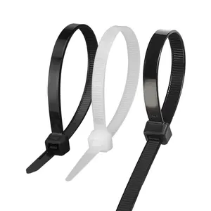 Customize 10*500mm Good Quality Flexible Zip Ties Factory Standard Self-locking Nylon 66 Cable Ties Plastic