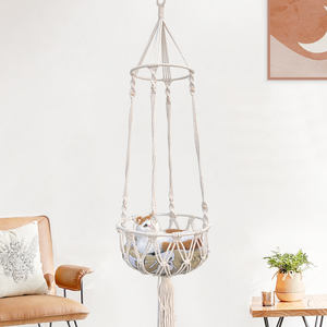 Nouvelle Promotion grand nid de chat tissé à la main lit décoratif pour animaux de compagnie maison de chat faite à la main pour un sommeil confortable - Product Image 6