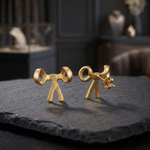 Modern <b>Butterfly</b> Napkin Rings Brass 4.5cm Wedding <b>Table</b> Decoration - Product Image 2